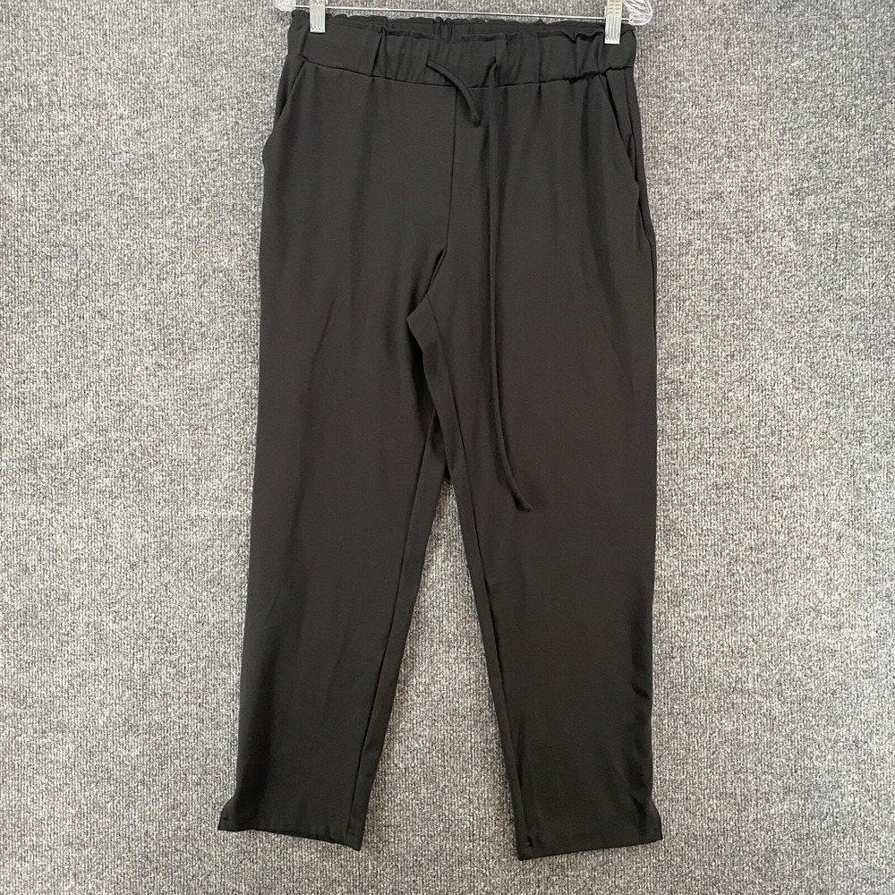 Joie Joggers Pants Womens M Black Pull On Tapered Relaxed Athleisure Running Gym